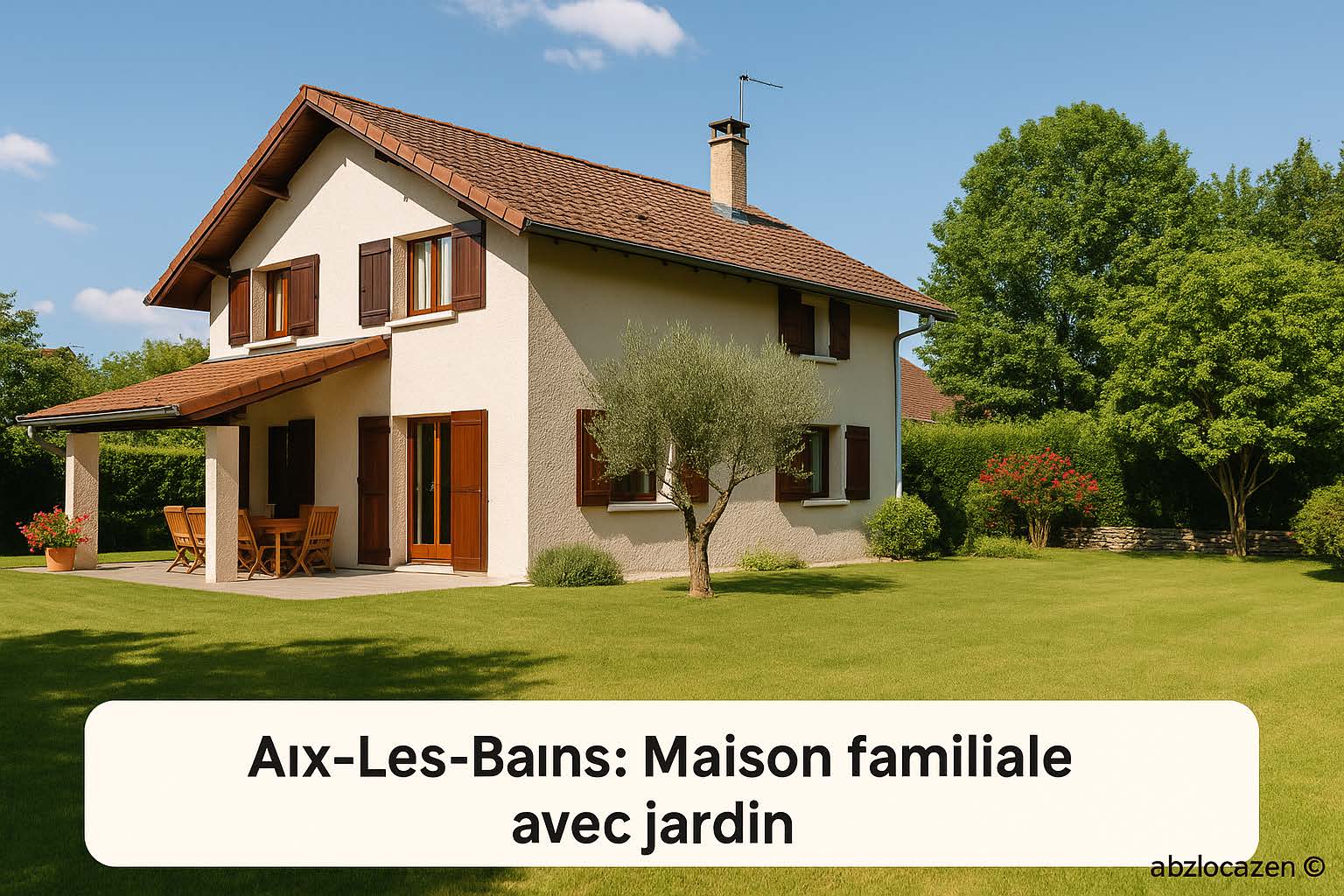 Aix-Les-Bains - Maison familiale avec jardin