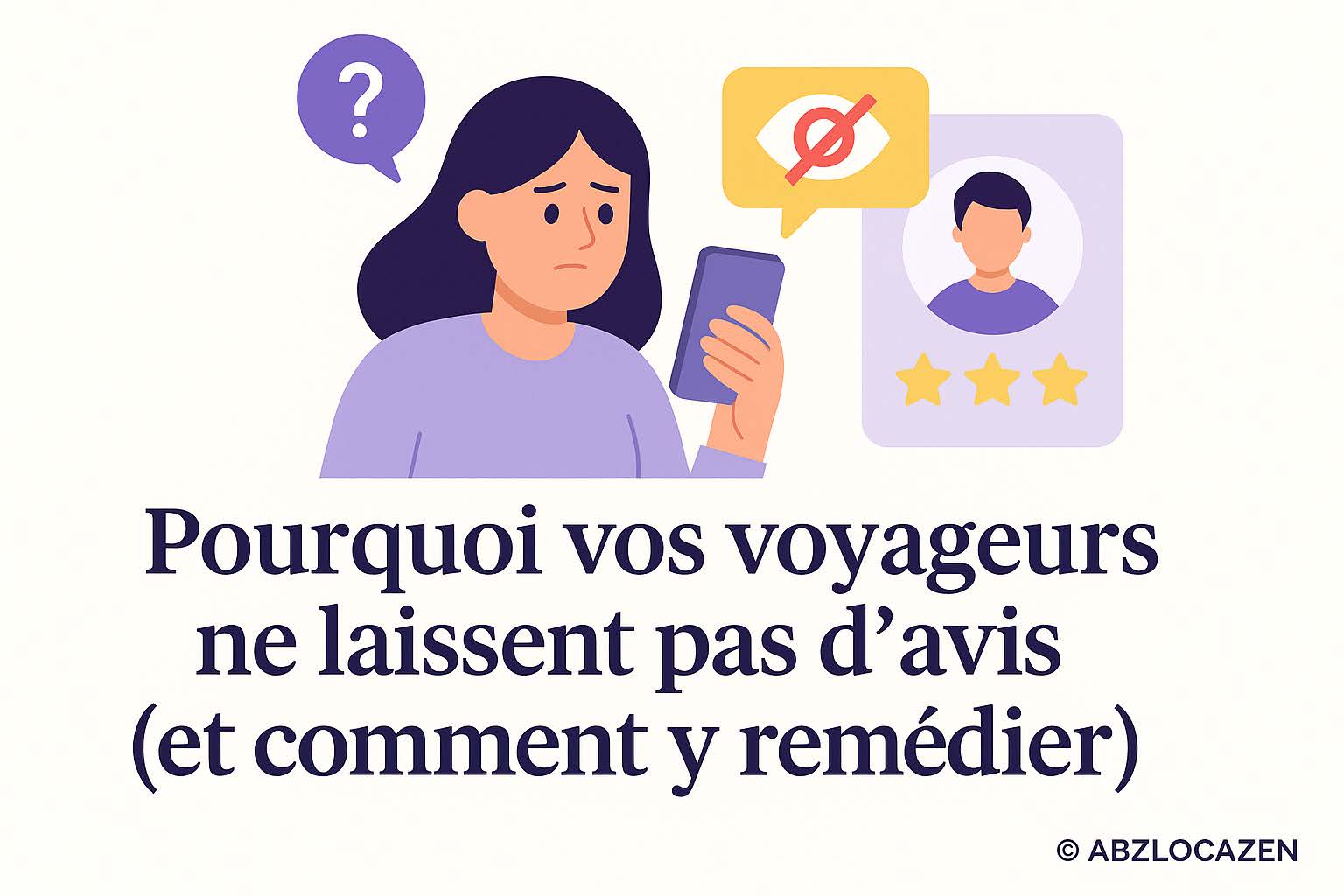 Pourquoi vos voyageurs ne laissent pas d’avis
