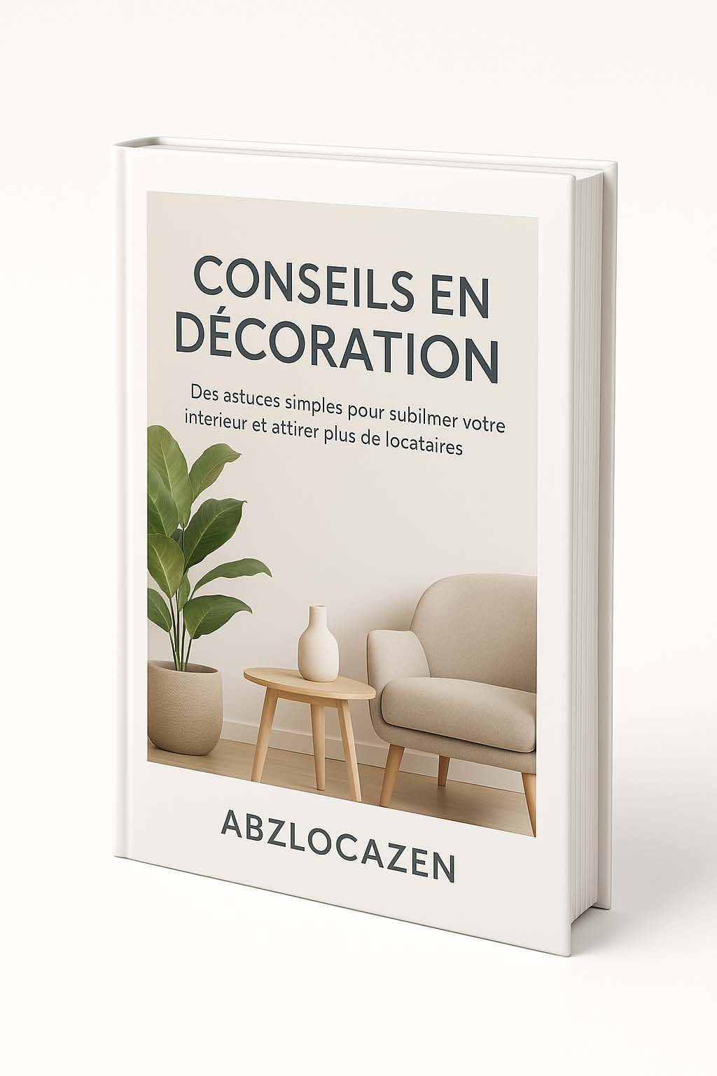 Mock-up Mini-book Décoration ABZLOCAZEN